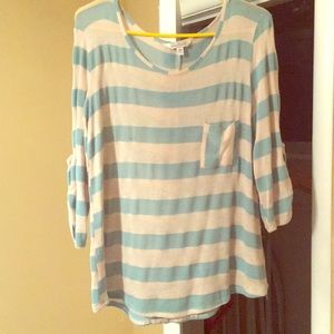 3/4 length sweater with buttons down the back